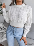 Suéter Feminino Trançado Dona Branco / P Inverno 202318