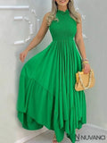Vestido Longo Cíntia Verde / P Feminino 0200315
