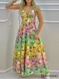 Vestido Longo Floral Colorido Ariane / P Feminino 0200257
